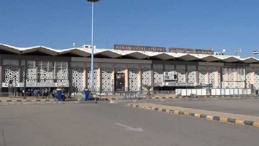 انفجار ضخم في محيط مطار دمشق الدولي