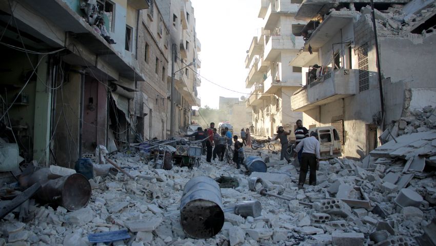 قوات النظام السوري تقصف مجدداً مواقع المعارضة في حلب