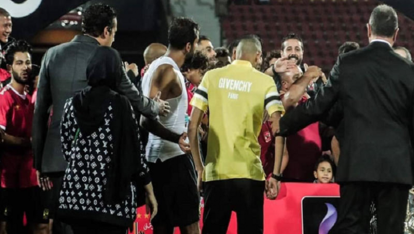 بمقر الجبلاية.. كهربا يعتذر لـ«فضل» في حضور محمد بركات