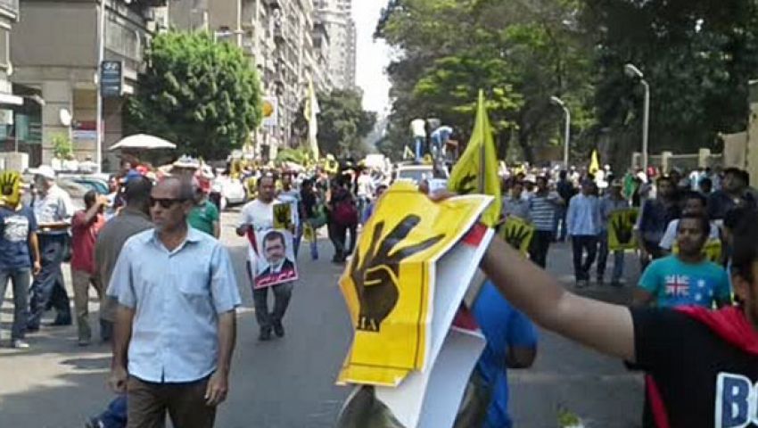 مذبحة رابعة تتصدر مظاهرات المهندسين