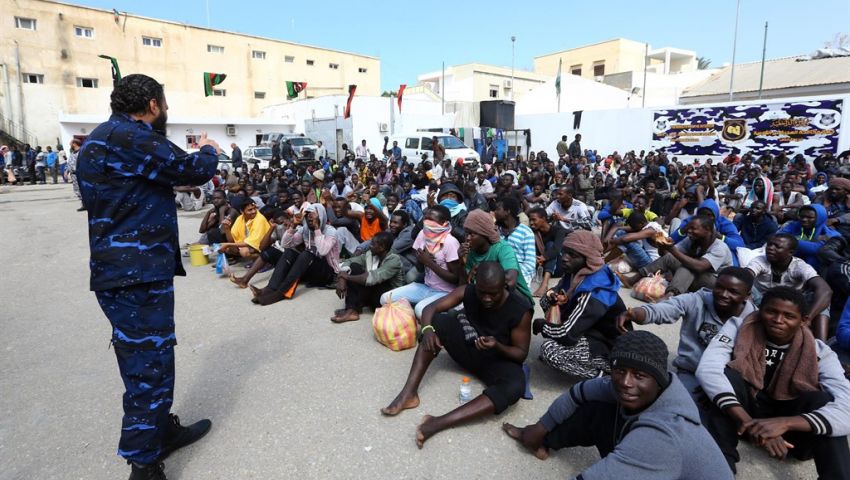 ليبيا تُرحل 257 مهاجرا نيجيريا غير شرعي إلى بلادهم