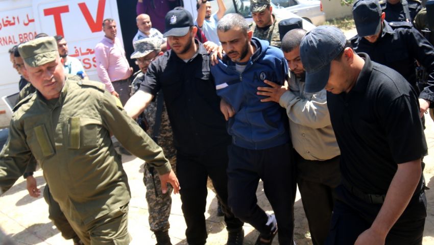 بالصور| غزة.. حكم بإعدام المدانين في اغتيال مازن فقهاء
