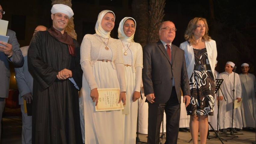 بالصور| بحضور محمود التهامي.. تكريم طلاب مدرسة الإنشاد الديني