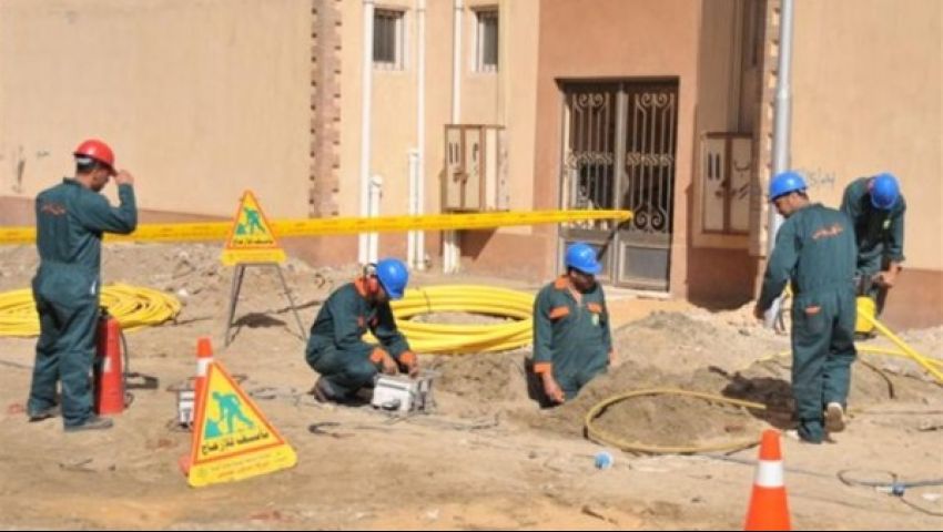 جهاز المنيا الجديدة ينسق مع وادي النيل لتوصيل الغاز الطبيعي للسكان