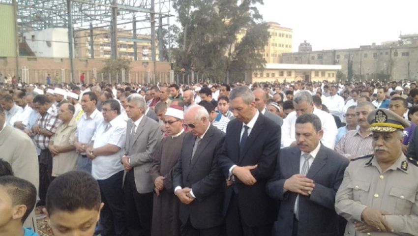صلاة العيد فى كفرالشيخ وسط حراسة مشددة واغلاق للشوارع المؤدية للصلاة