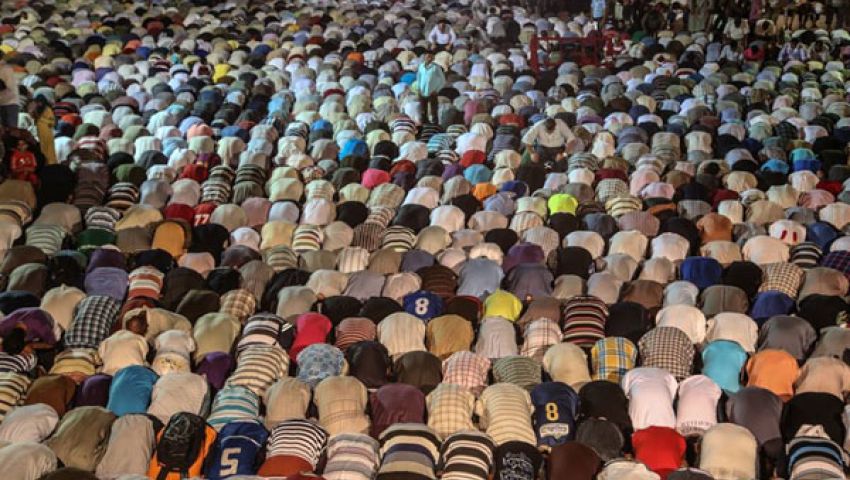 أجواء رمضانية كاملة باعتصام رابعة العدوية