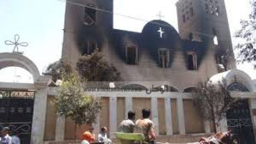 الجماعة الإسلامية: بلطجية ومسجلون خطر حرقوا كنائس المنيا
