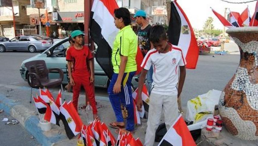 الفراعنة يودعون أمم أفريقيا.. بائعو الأعلام: «الموسم اضرب بدري»