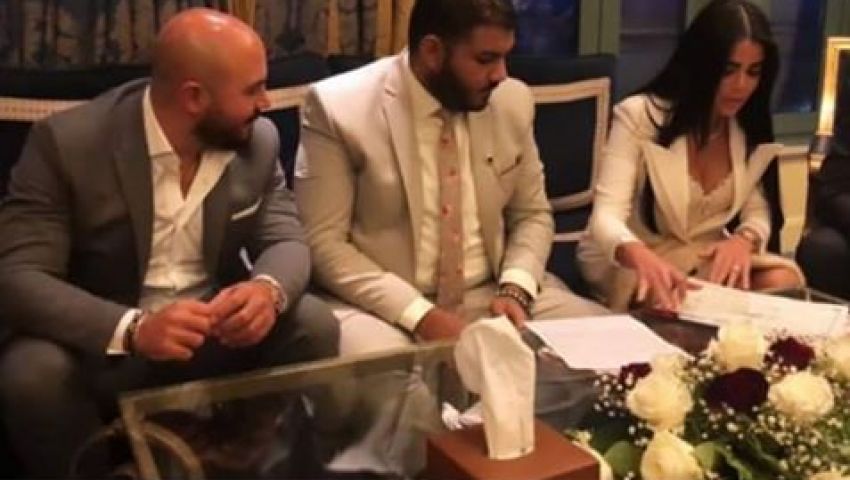 بالصور| محمود العسيلي يحتفل بعقد قرانه.. وهذا موعد حفل الزفاف