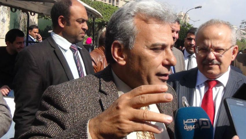 نصار: عصر التظاهرات والاحتجاجات انتهى فى جامعة القاهرة