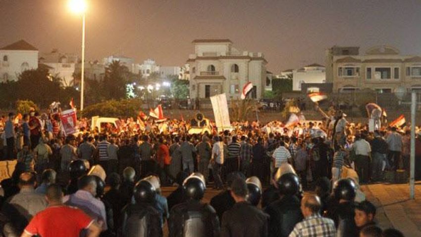 أنصار مرسي ينهون تظاهراتهم أمام مدينة الإنتاج الإعلامي 