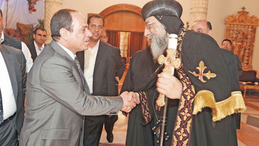 حب المسيحيين لـ السيسي وصية