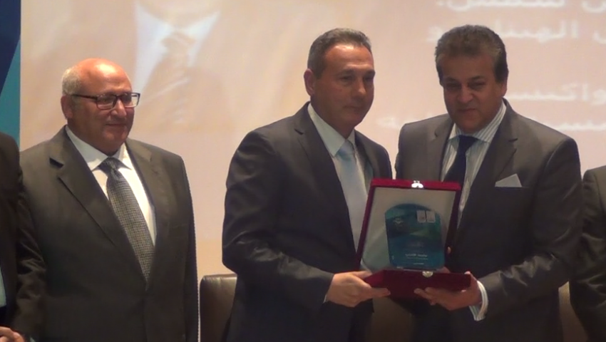 فيديو| جامعة عين شمس تكرم وزراء التعليم العالي والثقافة والنقل