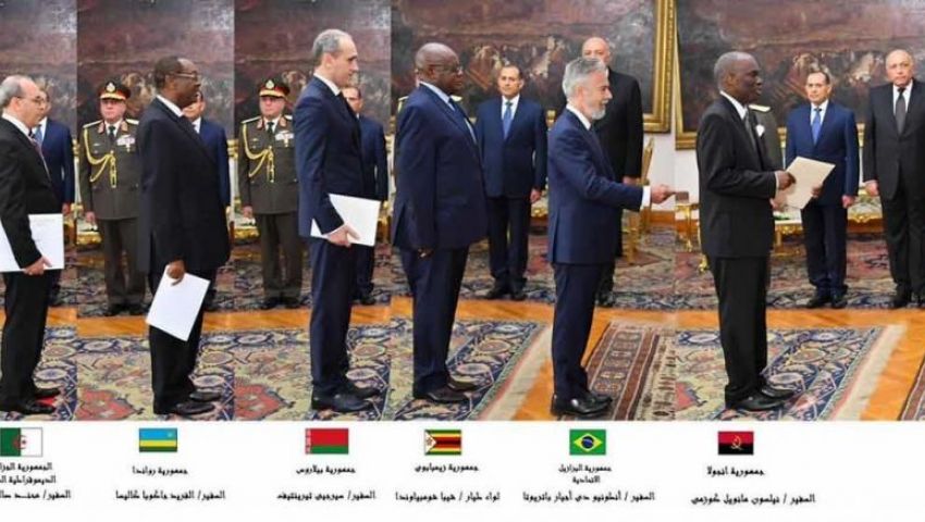 بالأسماء.. تعرف على السفراء الجدد بمصر
