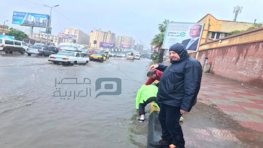 صور| موجة الطقس السيئ.. أمطار رعدية تضرب المحافظات