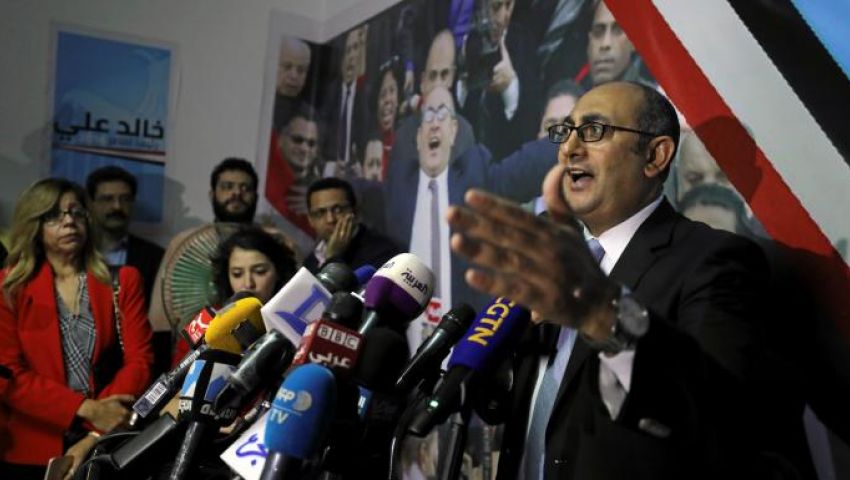 التايمز: حصل على 0.5 %  في انتخابات 2012.. خالد علي يتحدى السيسي