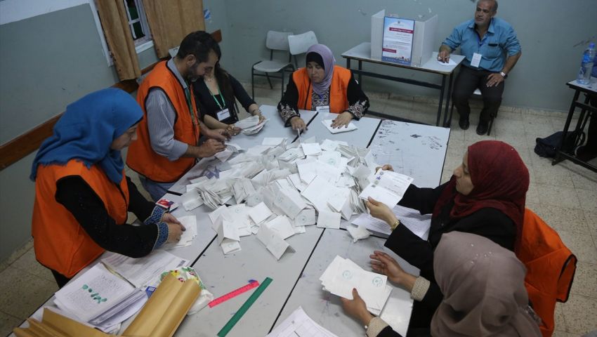 50% نسبة المشاركة في الانتخابات المحلية الفلسطينية‎