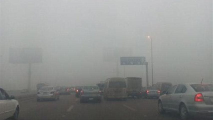 فيديو.. المرور: غلق طريق الكريمات بسبب الشبورة الكثيفة