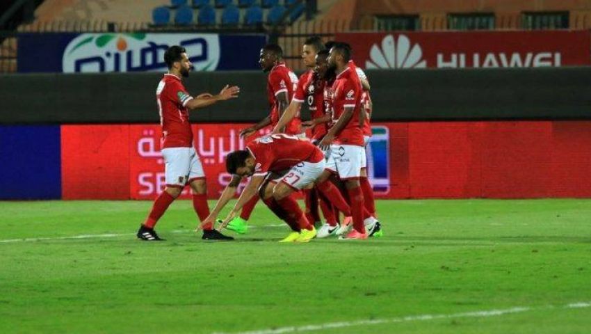 الشوط الأول| السعيد يمنح التقدم للأهلي أمام التعدين