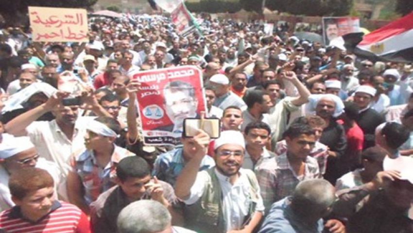 الإخوان تنظم 3 مسيرات مؤيدة لمرسي ببني سويف