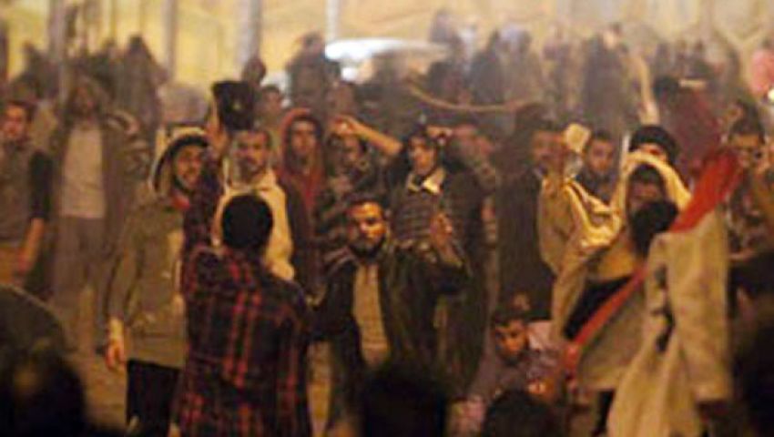 إصابة 3 متظاهرين بطلقات خرطوش في أشمون