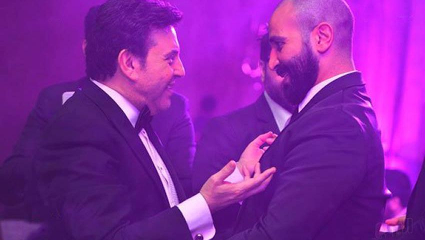 بالصور|  أول ظهور لأحمد سعد بعد شائعة زواجة من سمية الخشاب