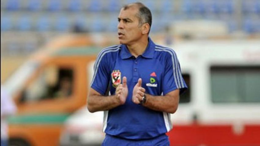 بامبو و صبحى فى مران الأهلى 