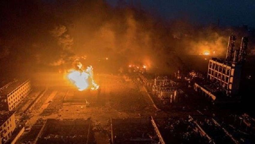ارتفاع حصيلة ضحايا انفجار مصنع المبيدات بالصين إلى 62 قتيلا