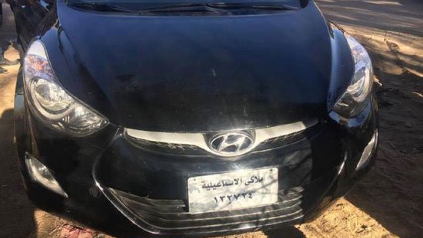 بالصور| ضبط سيارة مسروقة بمنشية البكاري في الهرم