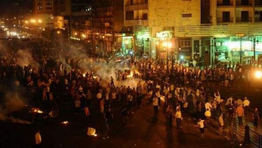  إطلاق نار كثيف على أنصار مرسي من مجهولين يعتلون المباني الجامعية