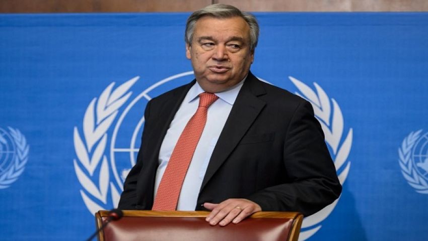 جوتيريس يصل أربيل لبحث أوضاع اللاجئين