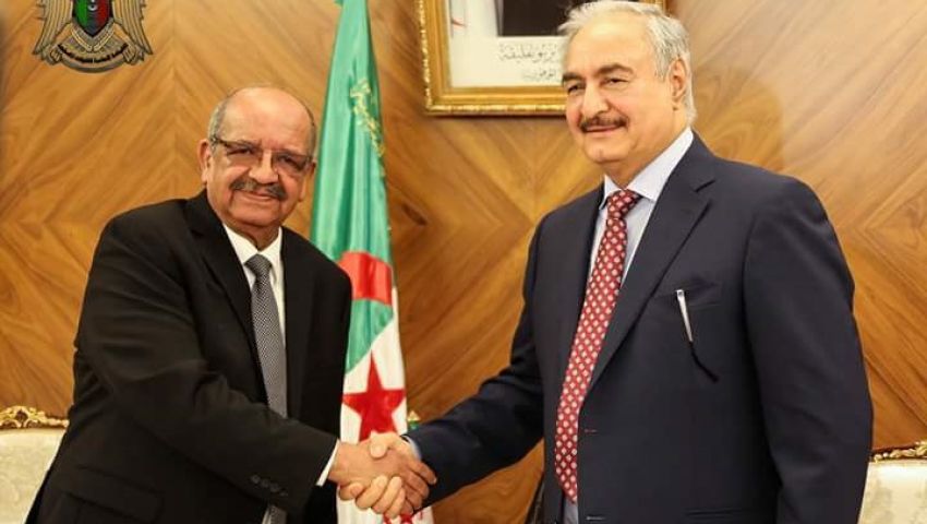 وزير الشؤون المغاربية الجزائري يلتقي حفتر في بنغازي