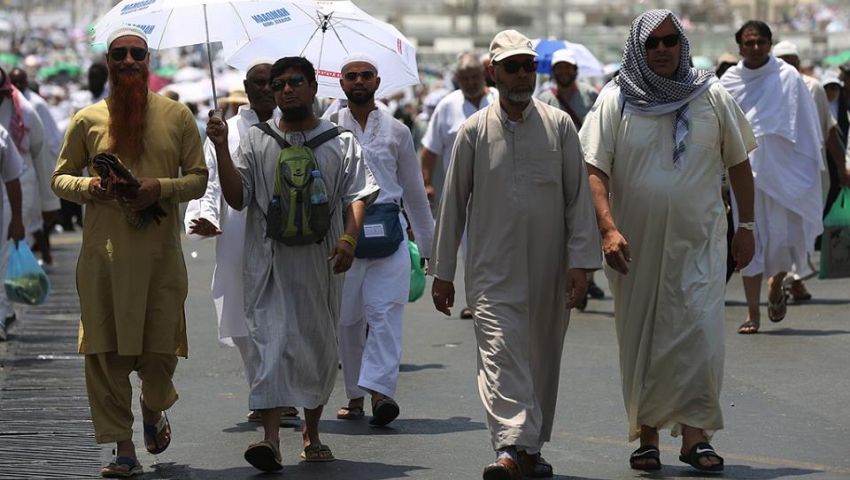 صور| الحجاج يتوافدون إلى مشعر مِنى لقضاء «يوم التروية»