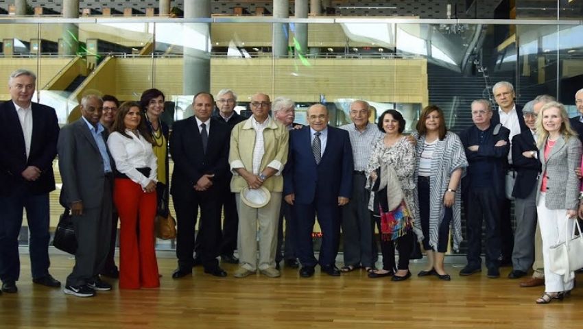 سلطان:احترافية عمال مكتبة الإسكندرية سبب شهرتها العالمية