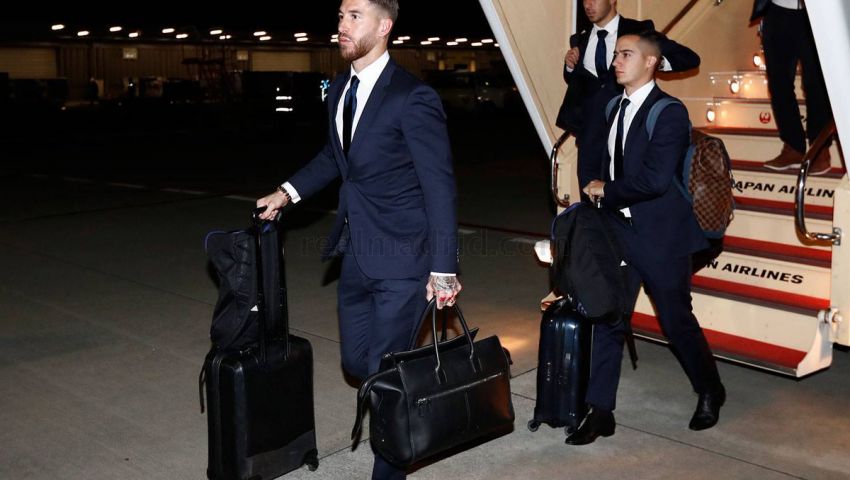 بالصور|  ريال مدريد يصل اليابان للمشاركة في مونديال الأندية