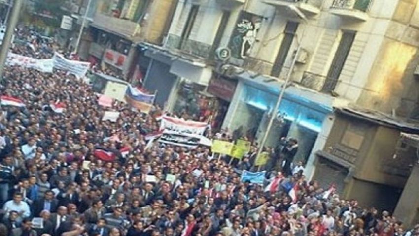مسيرة شبرا تنطلق إلى التحرير