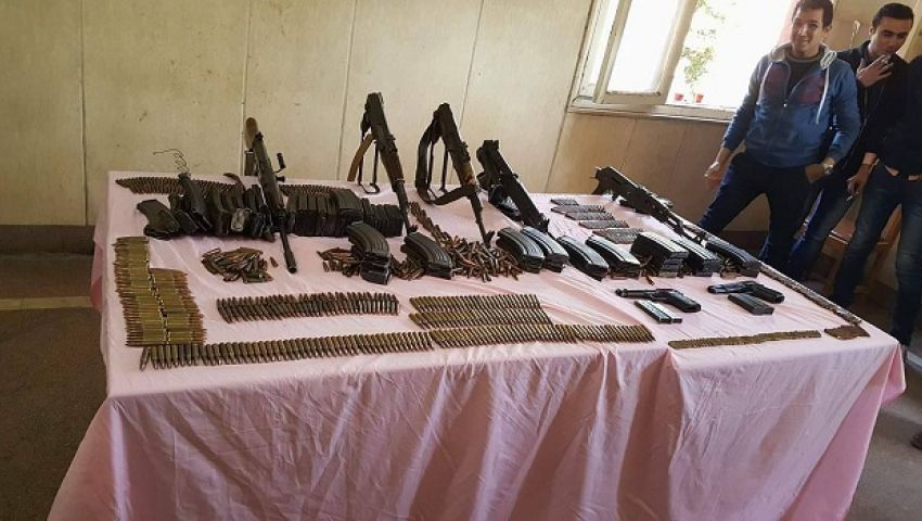 ضبط أسلحة نارية وتنفيذ 1454 حكمًا في حملة أمنية بالمنيا