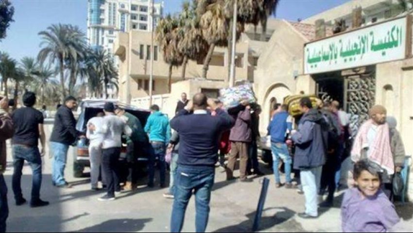 28 أسرة مسيحية نزحت من العريش: نعيش بدون سكن وعمل.. ولا أحد يشعر بنا