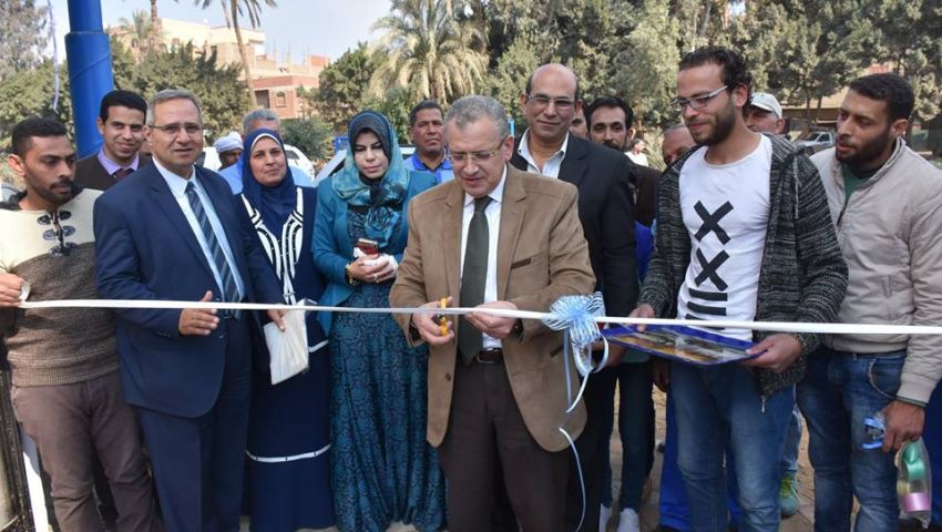 بالصور| رئيس مياه القليوبية يفتتح محطة مياه كفر طحا