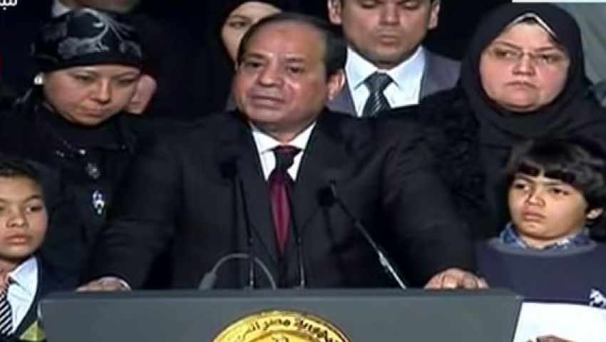 فيديو.. كلمة السيسي في عيد الشرطة كاملة 