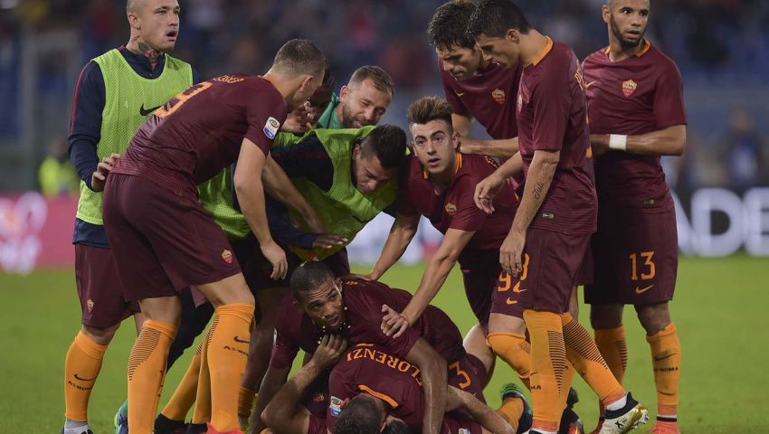روما يتفوق على انتر بمشاركة محمد صلاح
