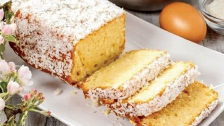 طريقة عمل كيكة جوز الهند في 30 دقيقة
