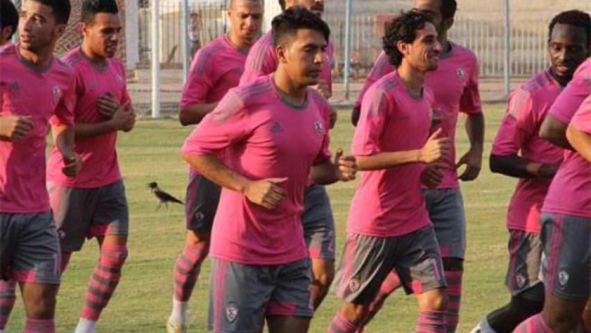 صور.. الصفقات الجديدة للزمالك تشارك في التدريبات