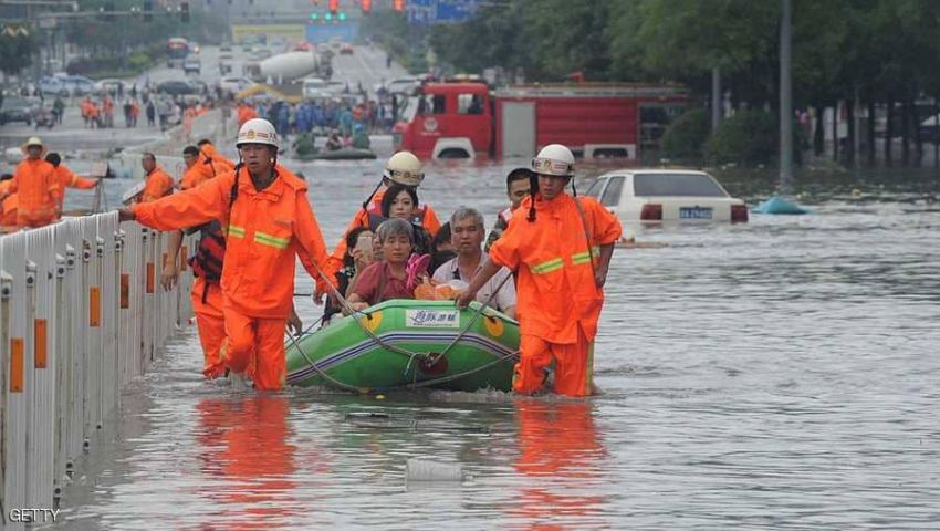 بخسائر 21 مليار دولار.. فيضانات الصين تتسبب في مصرع 61 شخصًا