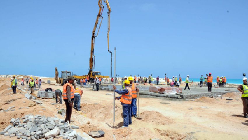 مدير العلمين الجديدة يعلن الموقف التنفيذي للمشروع