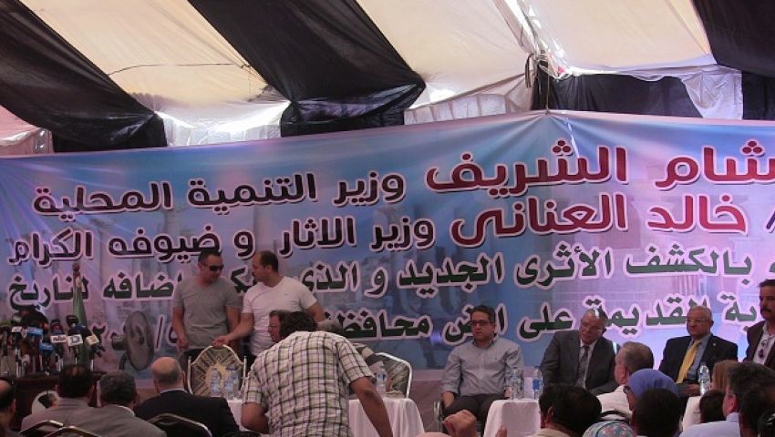 وزير الأثار يعلن تفاصيل اكتشاف أثري جديد في المنيا