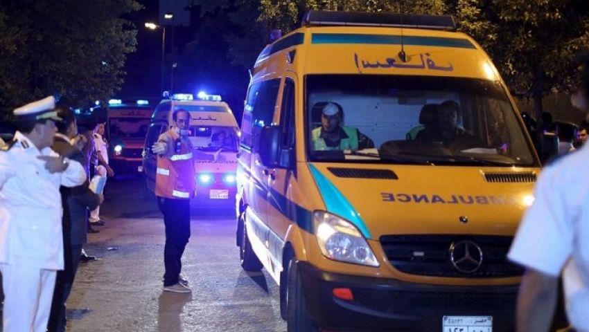 مصرع شخصين وإصابة 9 آخرين في حادث تصادم ببني سويف