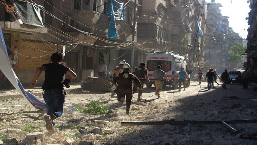 11 سيارة عسكرية روسية توزِّع «مساعدات» على سكان شرق حلب