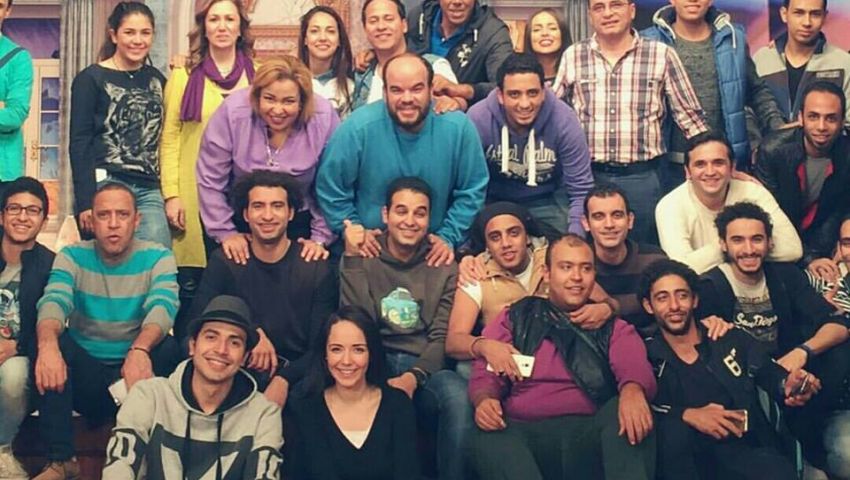 صورة| نجوم مسرح مصر يحتفلون بخطوبة محمد عبد الرحمن