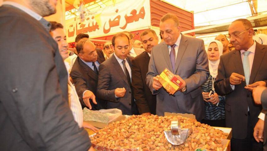 بالصور | محافظ الجيزة يتفقد معارض أهلا رمضان